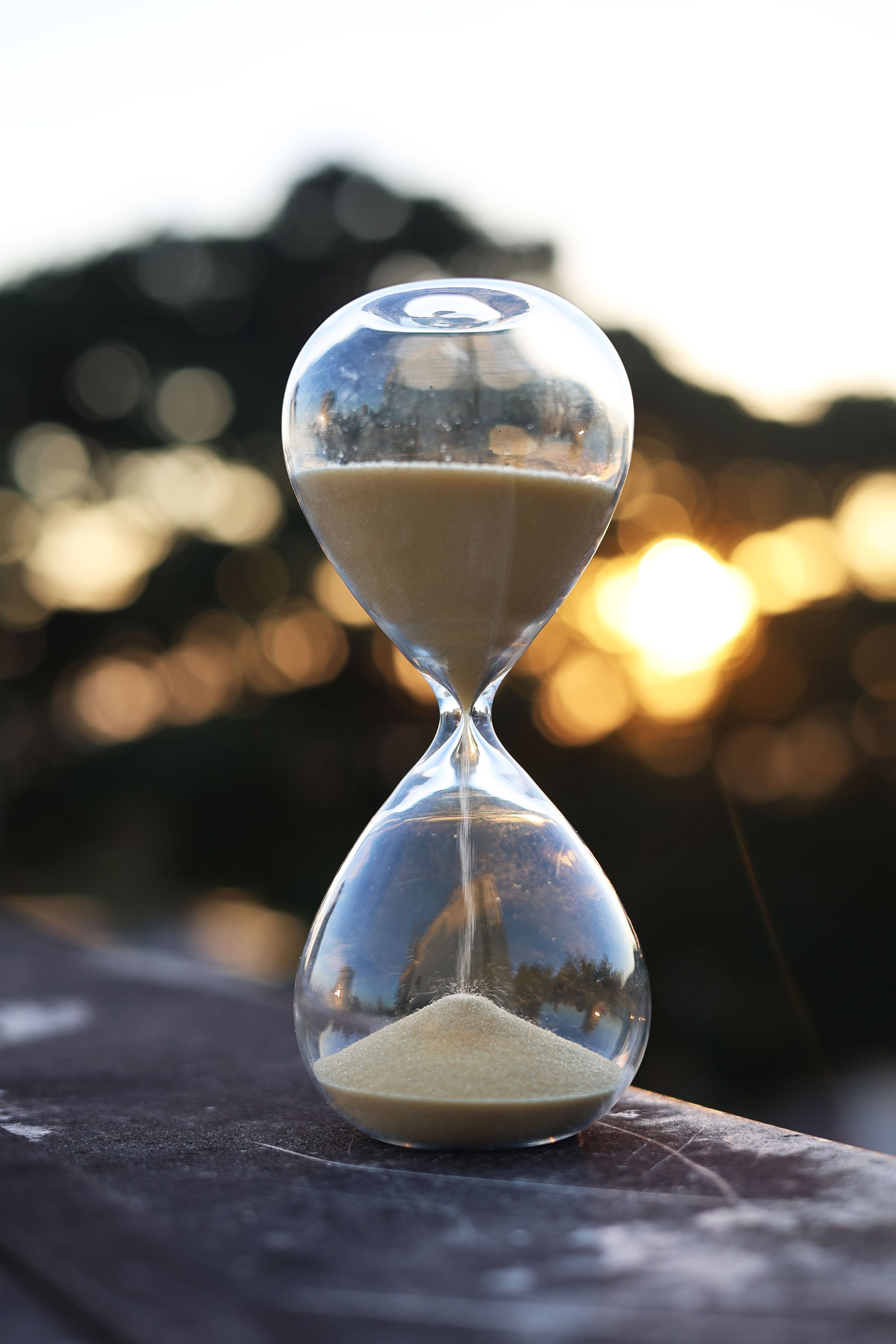 Hourglass in nature — time friction audit