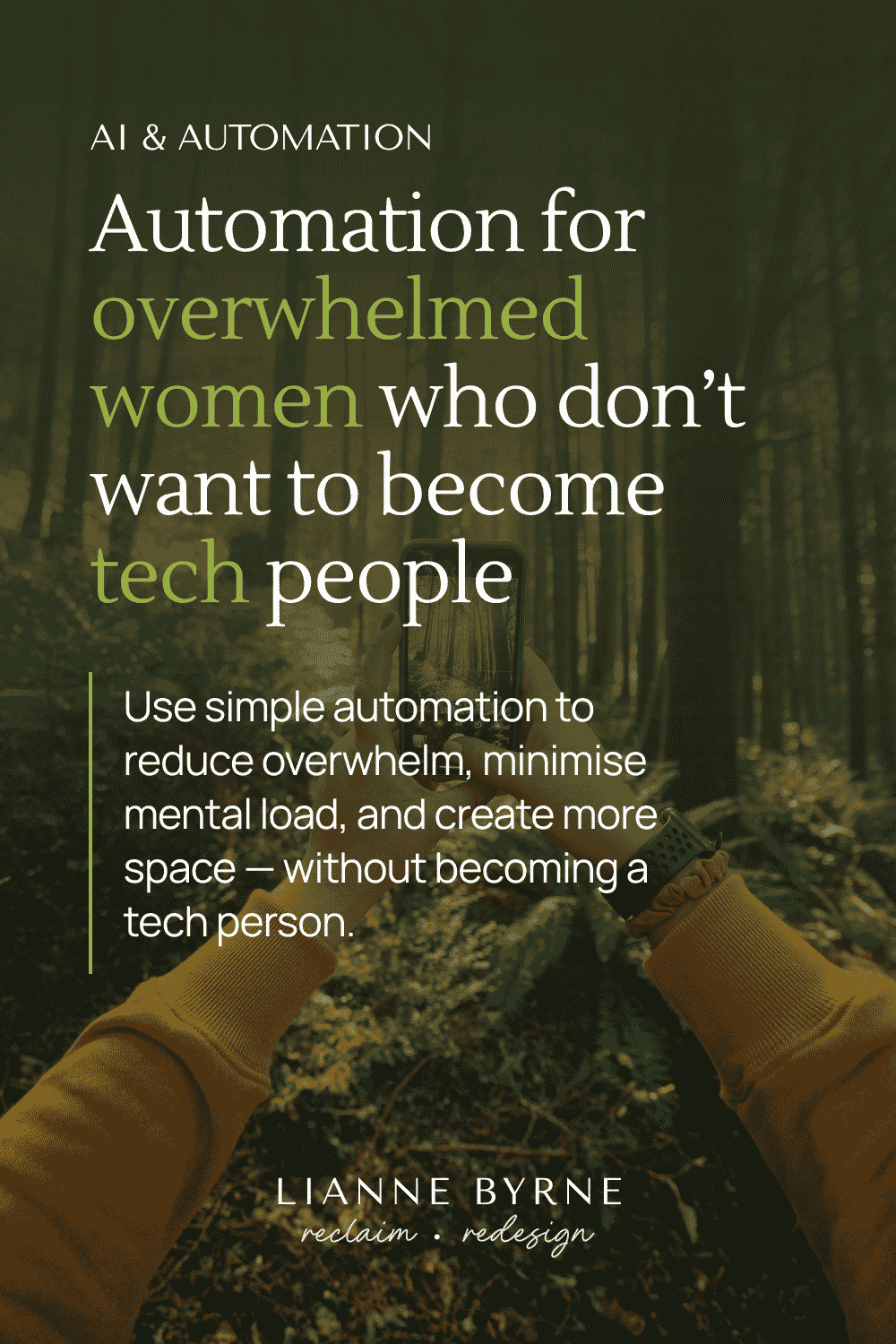 How to Use Automation to Reduce Overwhelm (Without Becoming a Tech Person)