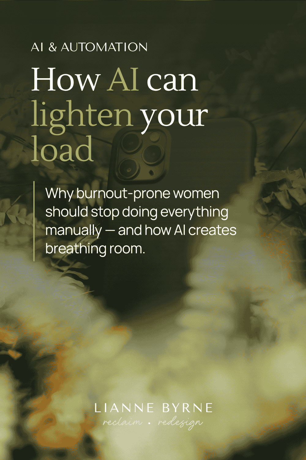 How AI Can Lighten Your Load — and Why Burnout-Prone Women Need It Most