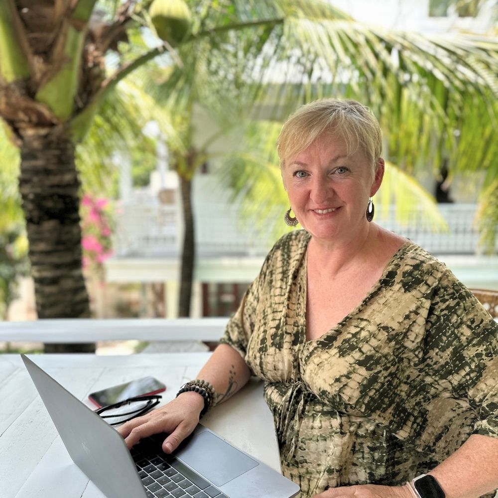 Lianne Byrne working from Southeast Asia
